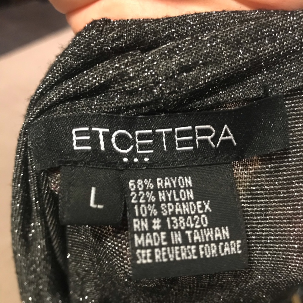 Etcetera holiday top size L